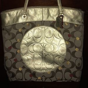 COACH Gold Tote